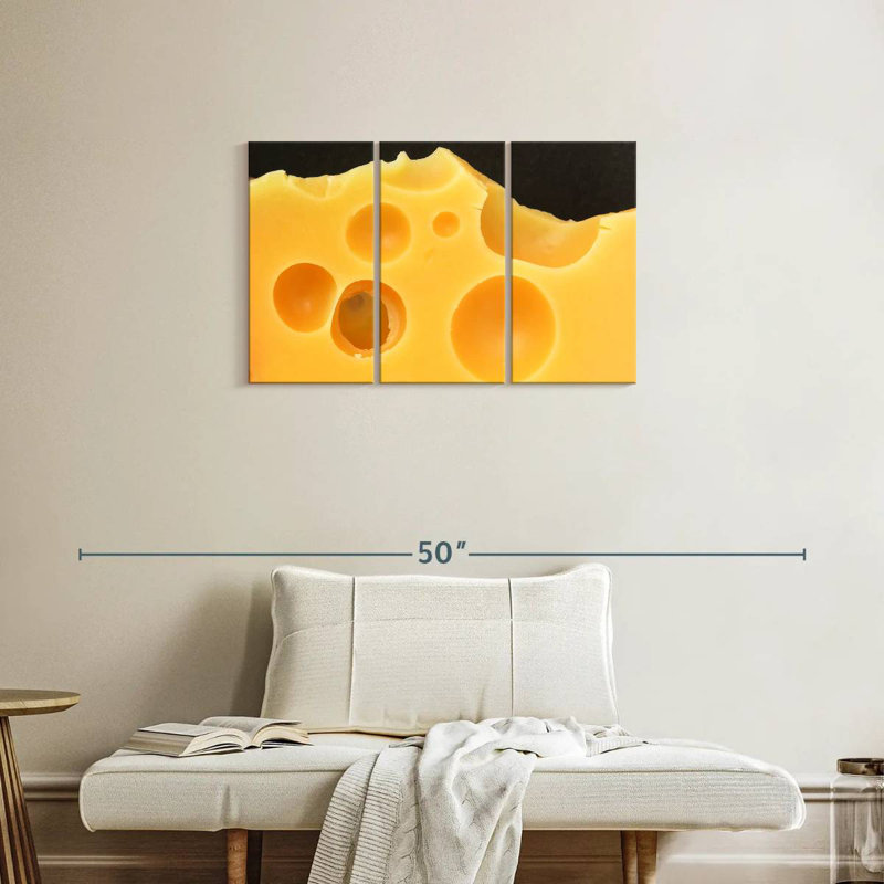 Swiss Cheese, 20" H x 33" W
