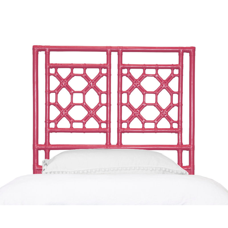 Lattice Back Standard Bed, Twin XL, Hot Pink
