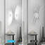 Elegant 44.5cm White LED Wall Sconce-974065165