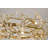 Transitional 12-Light Gold Crystal Chandelier 