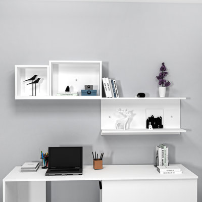 Caegan 4 Piece Accent Shelf