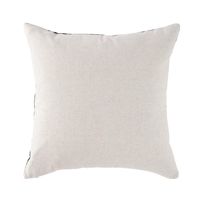 Kara Silk Square Pillow Cover & Insert, 20" x 20", Multicolor Abstract 2