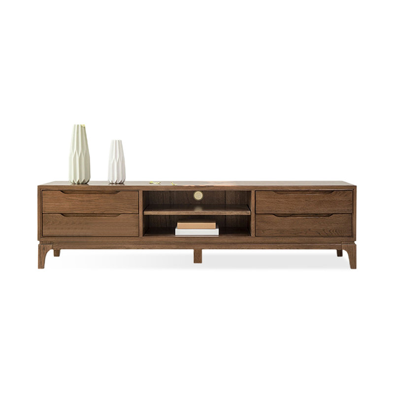Modern Walnut Solid Wood TV Stands