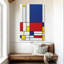 Géométrique «Mondrian II» sur toile-1534421110