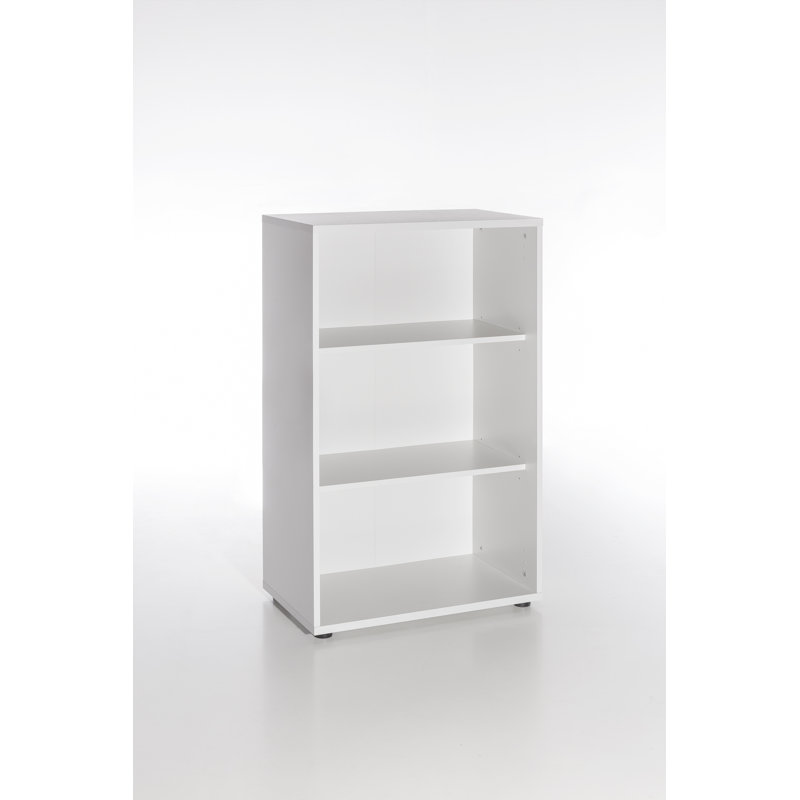 Altamahaw 110.3 cm H x 65 cm W Standard Bookcase, Light Grey