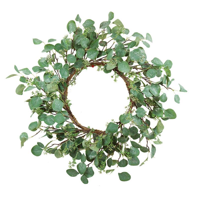 D23,6 po, couronne d'eucalyptus, vert