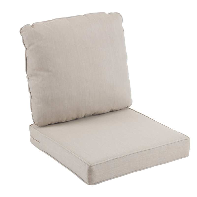 Outdoor 5'' Seat / Back Cushion, Light Gray