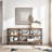 Kira Console Table with Shelves-545860170-664288193