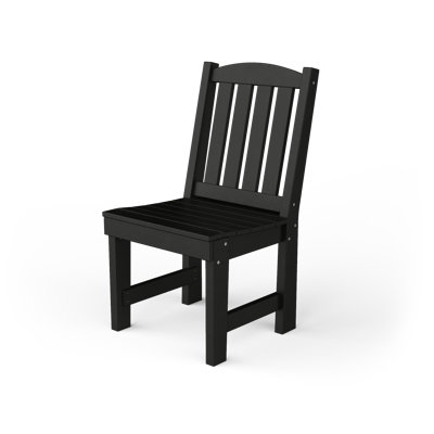 Premium All-Weather Wicker Outdoor Dining Side Chair with Cushion