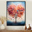 «Blossoming Pink Heart Tree», art mural floral-1689574636-1689574641