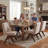 Modern Upholstered Parsons Chair Linen Fabric Tufted Dining Chairs Armless Side Chair Vanity Chair-112556278