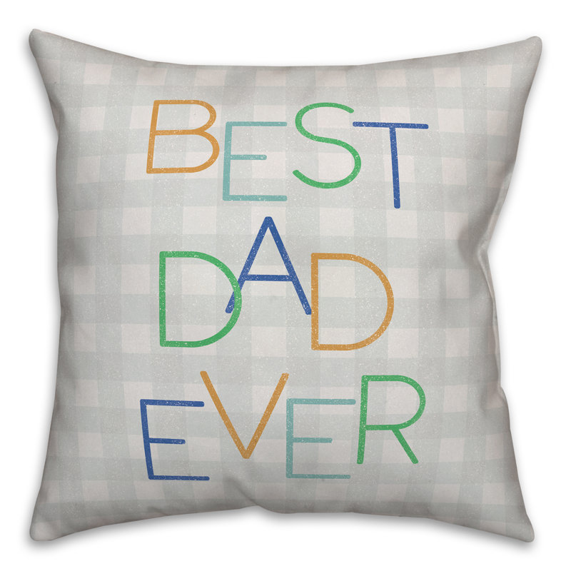  Housse et insert de coussin extérieur Best Dad Ever