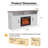 Boyle 58" Farmhouse TV Stand For TV Up To 65" With Electric Fireplace-102053912