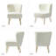 Chaise d'appoint en velours Leona-568796713