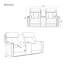 Fauteuil inclinable Emlin Harnish authentique de 183 cm (72 pouces) avec ports USB et Type-C et tablette rabattable-1380638063
