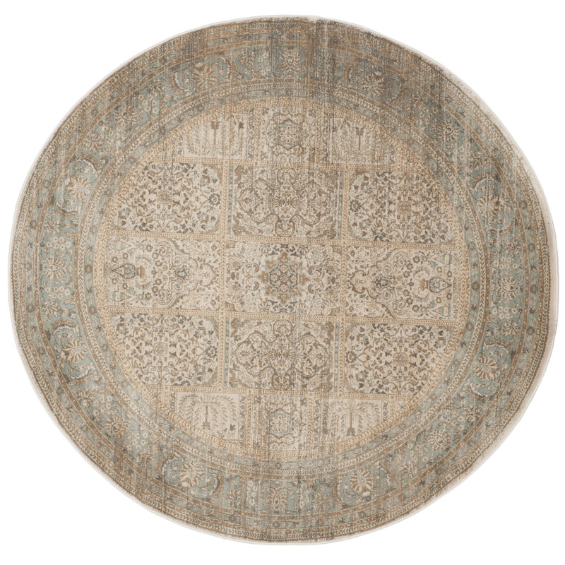 Tapis ivoire Norcross, Rond 6 pi 7 po