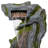 Waterfall in Realistic Tree Bark Fountain with LED Lights