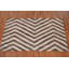 Tapis à motif de chevrons style oriental Kilim 3 x 5