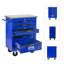 Chariot à outils multi-usages 6 tiroirs avec rouleau en métal pour atelier de garage - atelier de réparation d'entrepôt - avec auvent en acier inoxydable-498493471