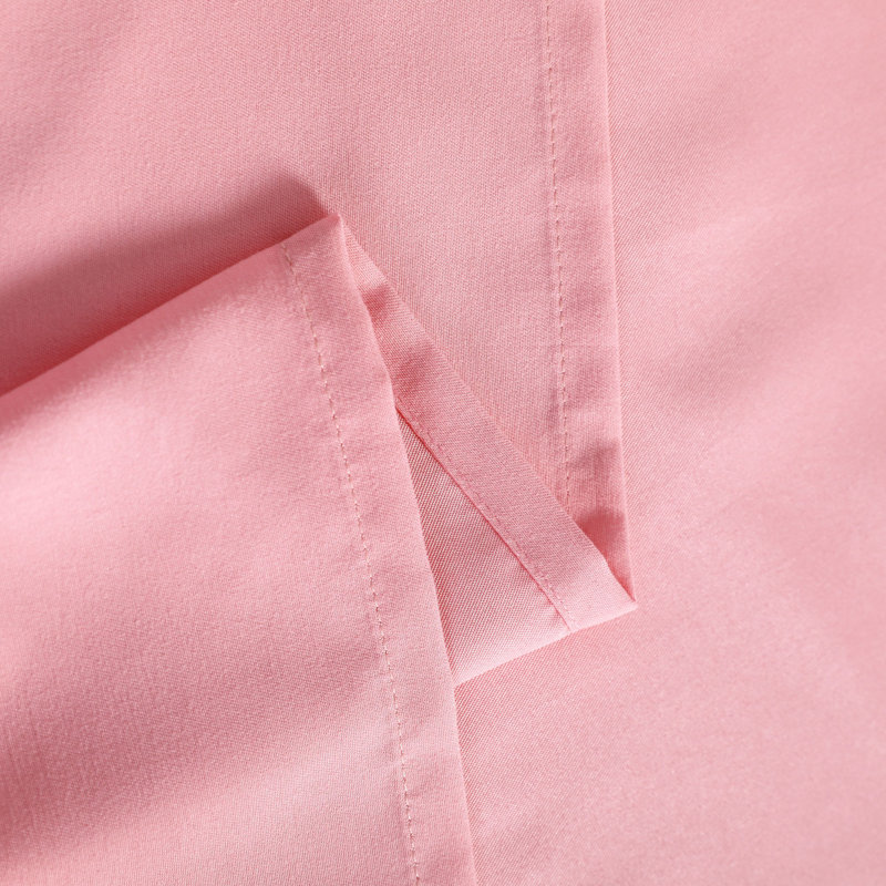 4PC 1800 Series Soft Microfiber Sheet Set, Pink, Full Sheet Set with 2 Pillowcases