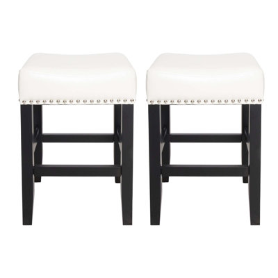 Backless Counter Stool,Set Of 2