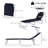 Himes Outdoor Portable Adjustable Reclining Chaise Lounge-28769788