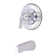 Single Handle Wall Mounted Tub Spout