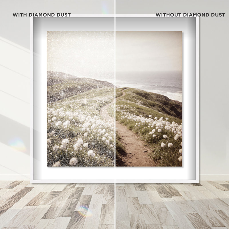 Blooming Path Print by Oliver Gal, 21.5" H x 21.5" W, White Shadowbox