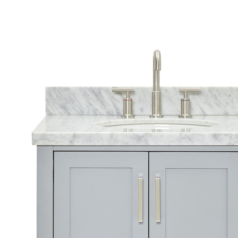 Magnolia Bath Vanity Oval Basin S073DCWOV, Gray