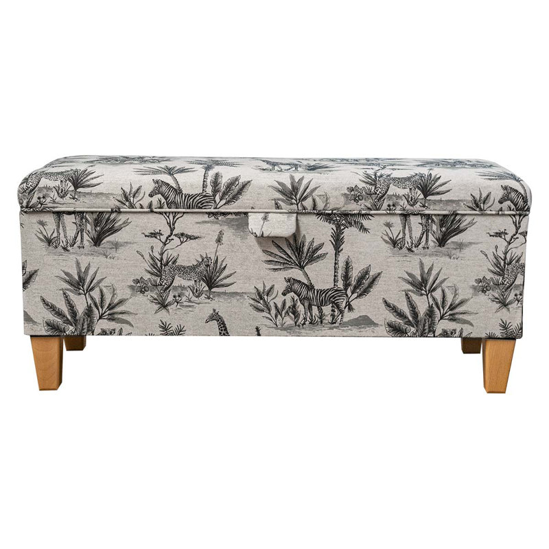 100cm Storage Bench, White Safari