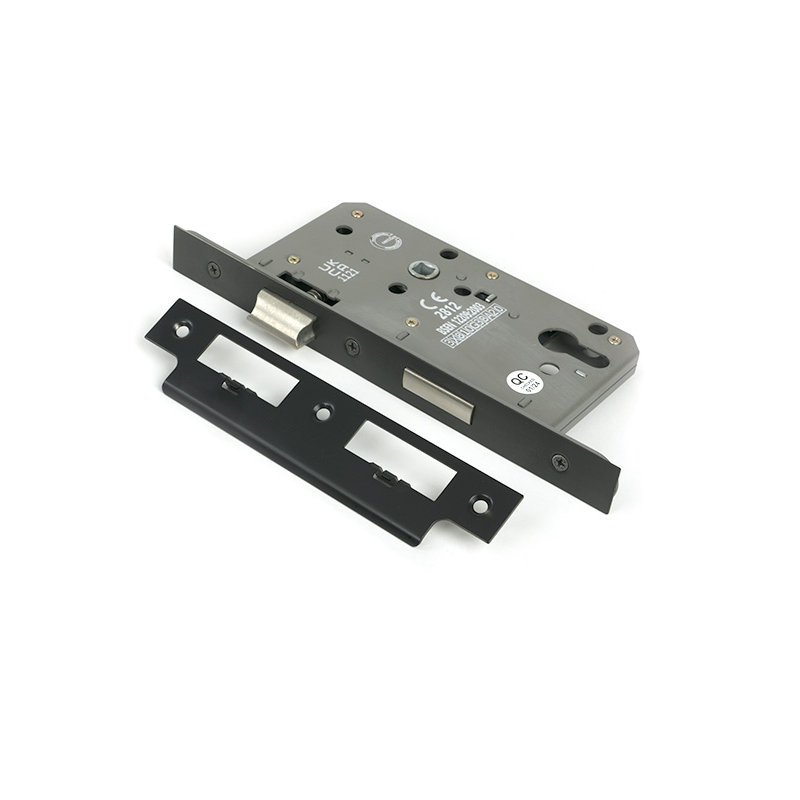 Euro Din Sash Lock, Aged Bronze