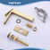 11.7" Solid Brass Single Handle Vessel Sink Bathroom Faucet with Drain Assembly