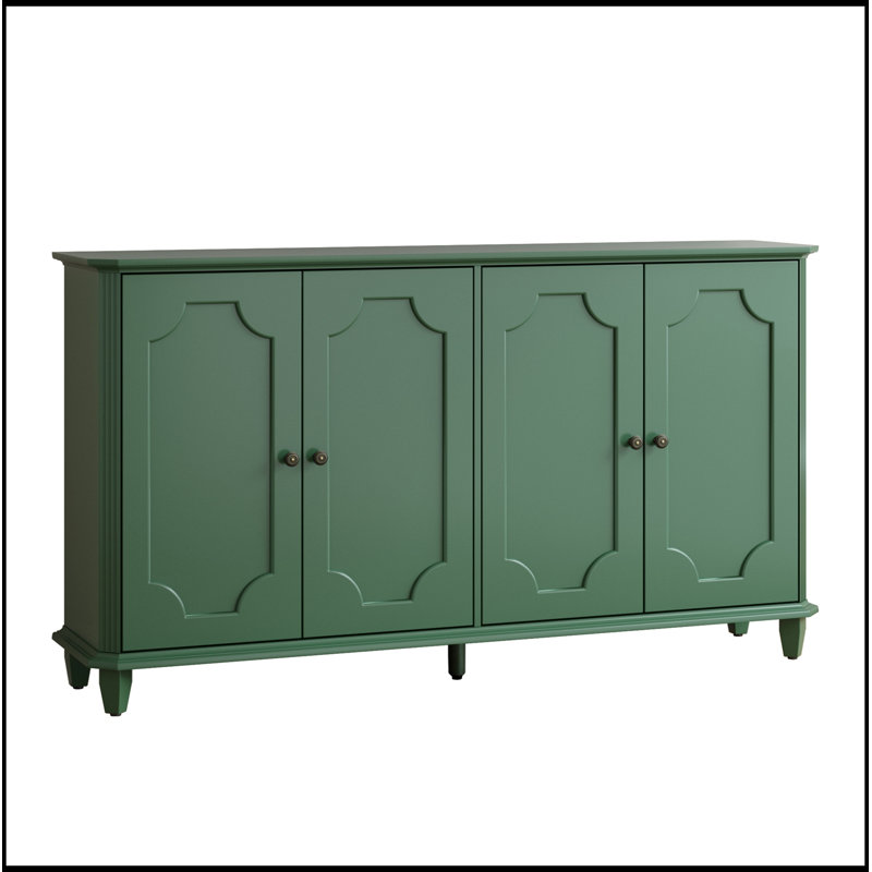Desideria avec 4 portes courbées décoratives, Vert