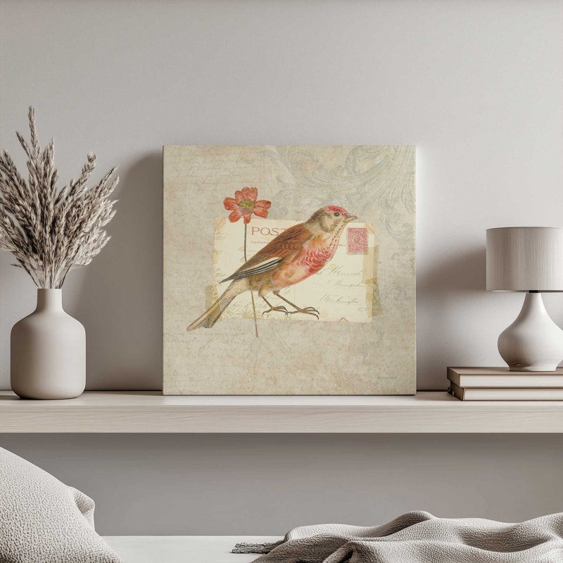 «Traveller Bird I» par Katie pertiet, reproduction d'art, 20 W x 20 H