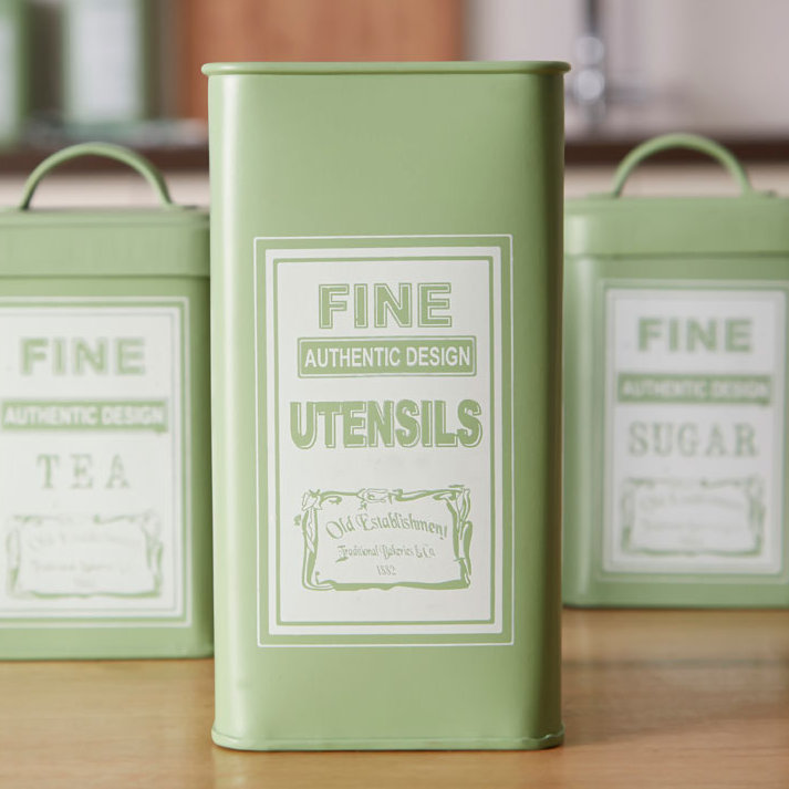 Metal Utensil Crock