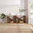 Farmhouse Console Table with Detachable Design and Storage