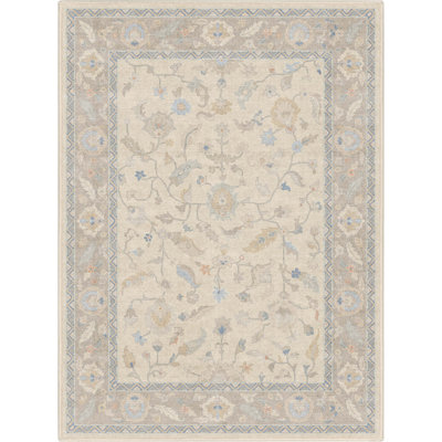 Bungalow Rose Adrith Mardin Modern Vintage Boho Cream Area Rug