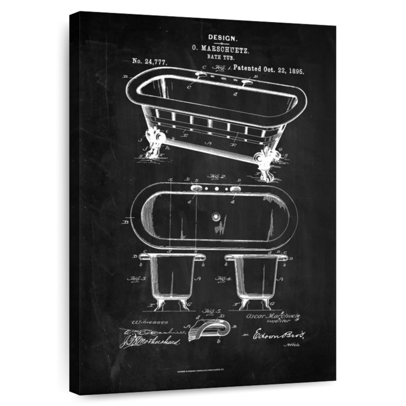 Bath Tub Mccollum, 12" H x 8" W