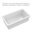 Whitehaus Collection Undermount Single Bowl Fireclay Kitchen Sink with Stainless Steel Grid-704333039