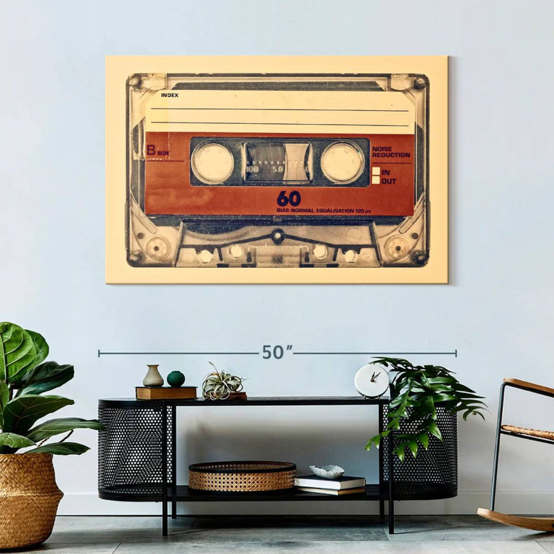 Abarca Retro Compact Cassette, 32" H x 48" W