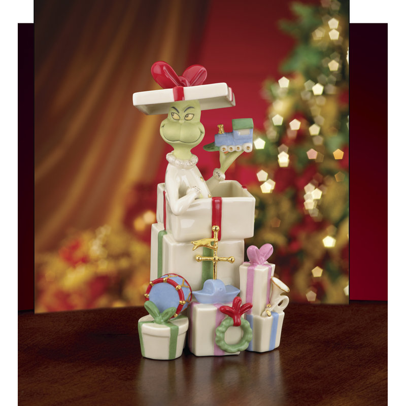 Grinch Gets the Gifts Figurine