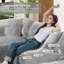Canapé modulaire surdimensionné avec coussins Adame Boneless Compression-459245884-459245883-453656964