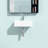 White Ceramic Rectangular Bathroom Sink 21"x16". Stylish European Style With Faucet Hole And Overflow. Arc Beautiful. Elegant Gracious. Ceramic. Low Water Absorption. Acid Stain Resistance. Smooth