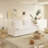 " queen pull out sofa bed | 3-in-1 convertible sleeper | 2 soft pillows | beige velvet | multi-functional design