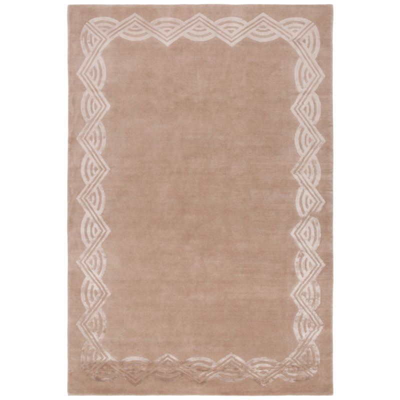 Ralph Lauren Dufrene Wool, Silk Geometric Rug, Rectangle 6' x 9'