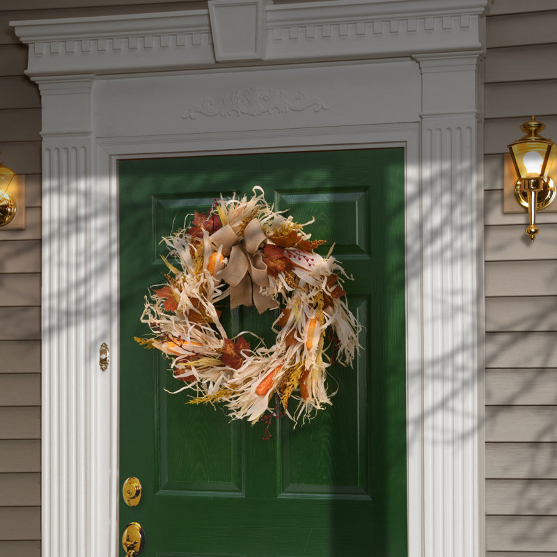 Couronne de raphia 24 po The Holiday Aisle®