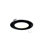 6'' Matte Black LED Open Recessed Trim