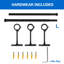 Camesha Stainless Steel Curtain Track/Rail-718360704