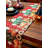 Ulises Pumpkin Patch Scarecrow Woven Tapestry Table Runner-1432539259