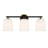 Argan 3 - Light Bathroom Vanity Light In Matte Black And Natural Brass